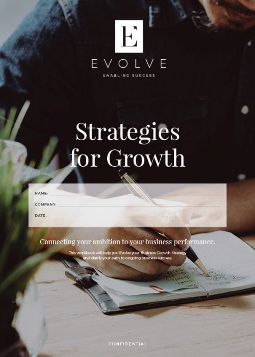 This is a strategy workbook part of the coaching programme delivered by Evolve Member