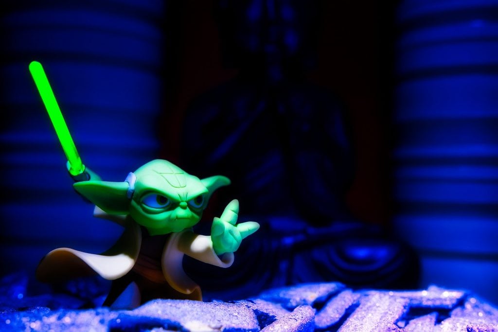 Toy Yoda.