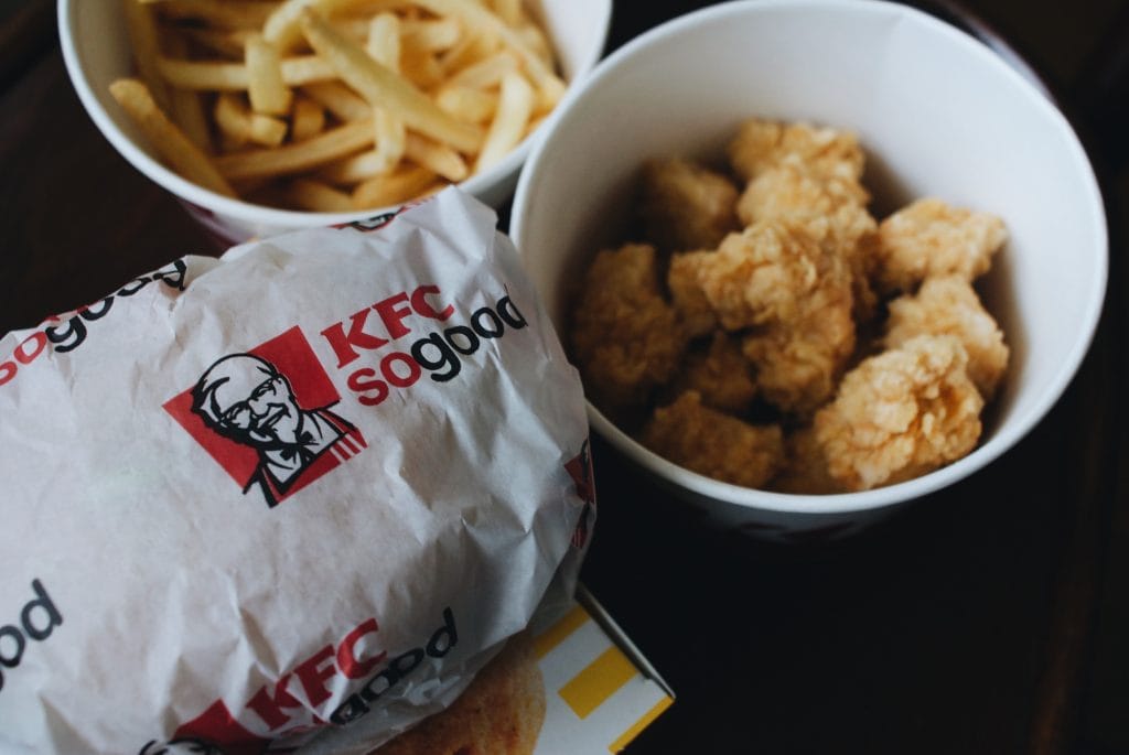 KFC meal.